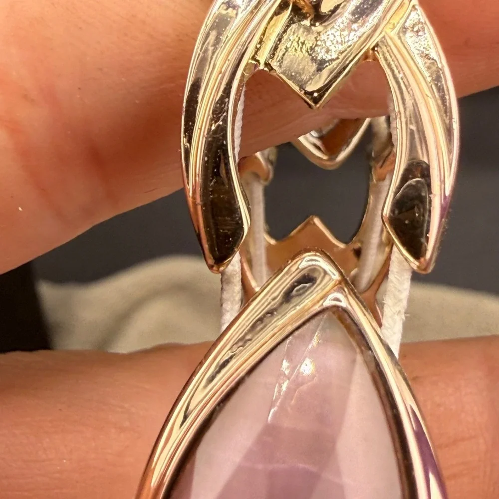 Napier Bracelet Silver Tone‎ Stretch Pink 7.5